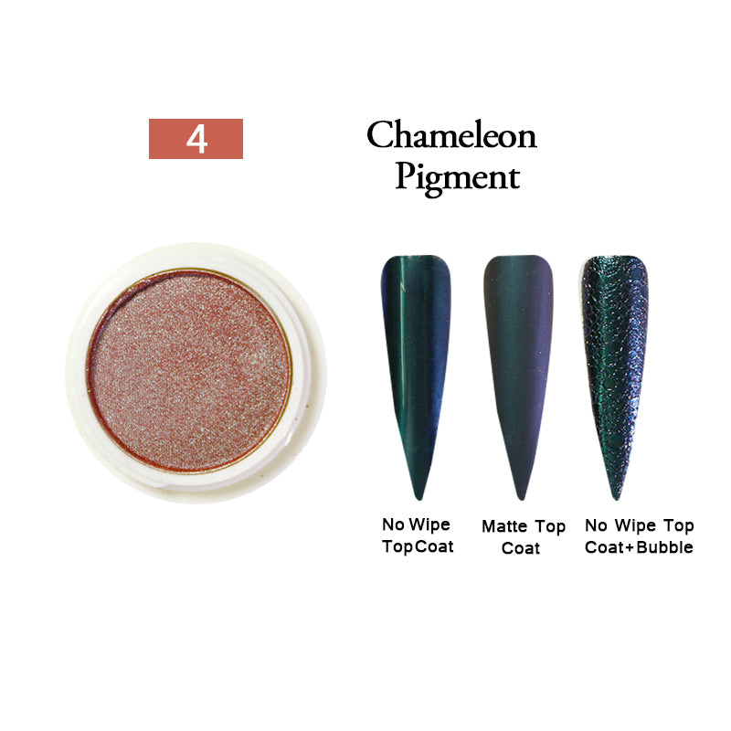 FNP089  nail chrome powder light color chameleon gold metal mirror nail powder Dust Glitters chrome pigments for nails