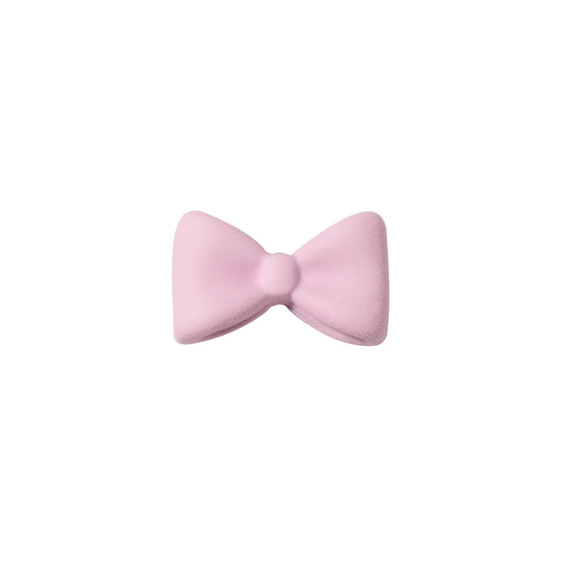 NDE043  2 pcs of nail art bows Japanese simple nail decorations fairy frosted 3D small bow tie nail accessories