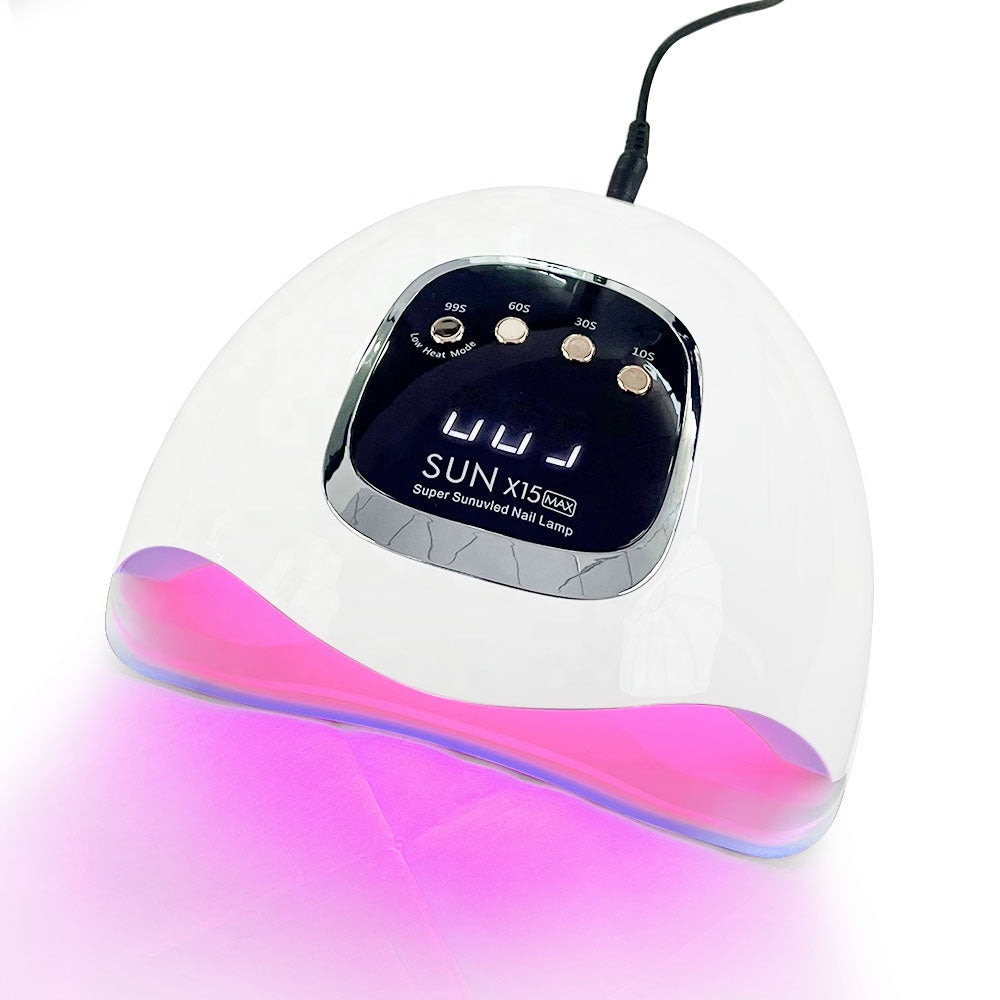 FNL012 New SUN X15 MAX 280W Gel Polish Nail Dryer Double light source Nail Dryer Potable Uv Led Lamp Flash Cure Nail Lamp