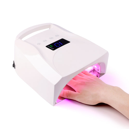 RNL006 2022 New Manicure 96W Intelligent Induction Dual Light Source Rechargeable Led UV nail light Lamp Nail Dryer