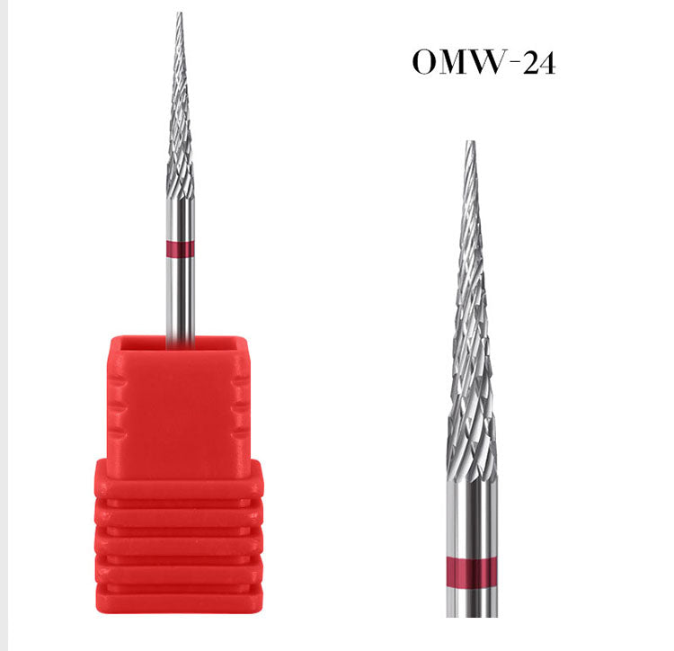 NDB032  Tungsten Carbide Electric Milling Cutter Burrs Nail Drill Bits Remove Gel File Manicure For Nail Art Tools