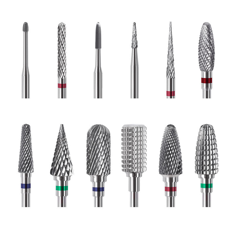 NDB032  Tungsten Carbide Electric Milling Cutter Burrs Nail Drill Bits Remove Gel File Manicure For Nail Art Tools