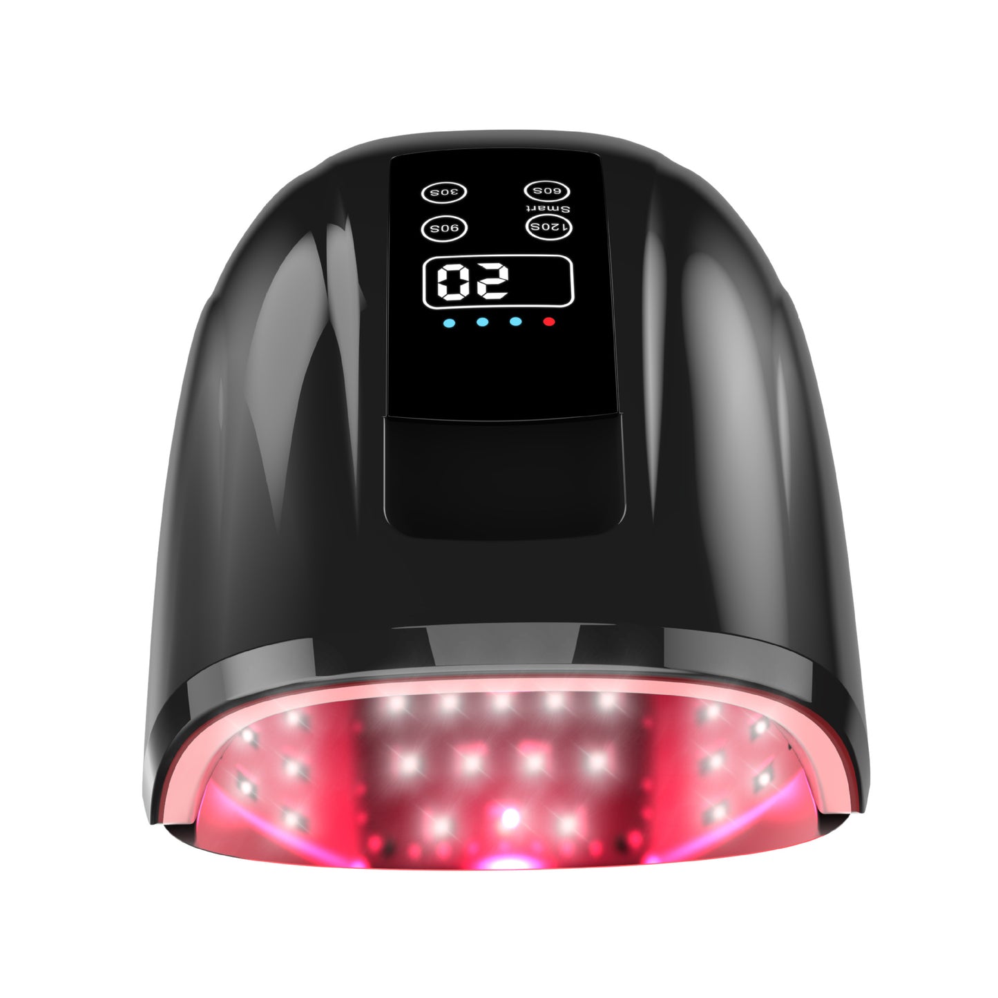 FNL008  New Arrival 90W Wireless Dual Light Rechargeable Cordless Smart Light Therapy Nail Lamp Uv Led Gel Dryer for Salon Manicure