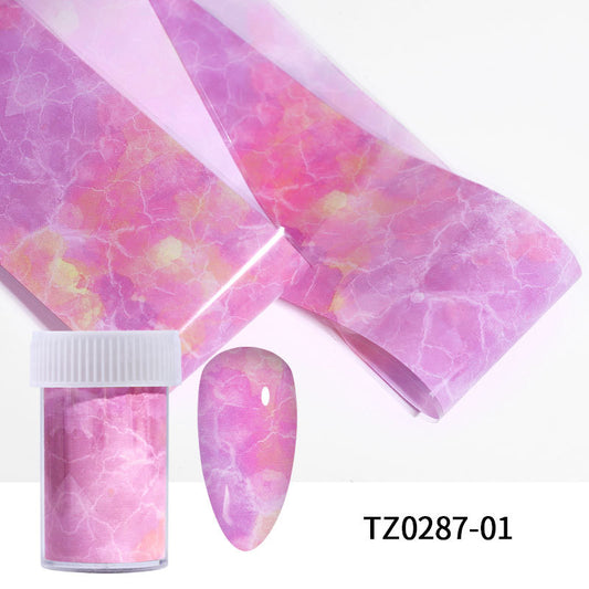 FSMA003 Nail Art Transfer Paper, Ink Smudge Nail, Marble Pattern, Cloud Starry Sky, 100cm