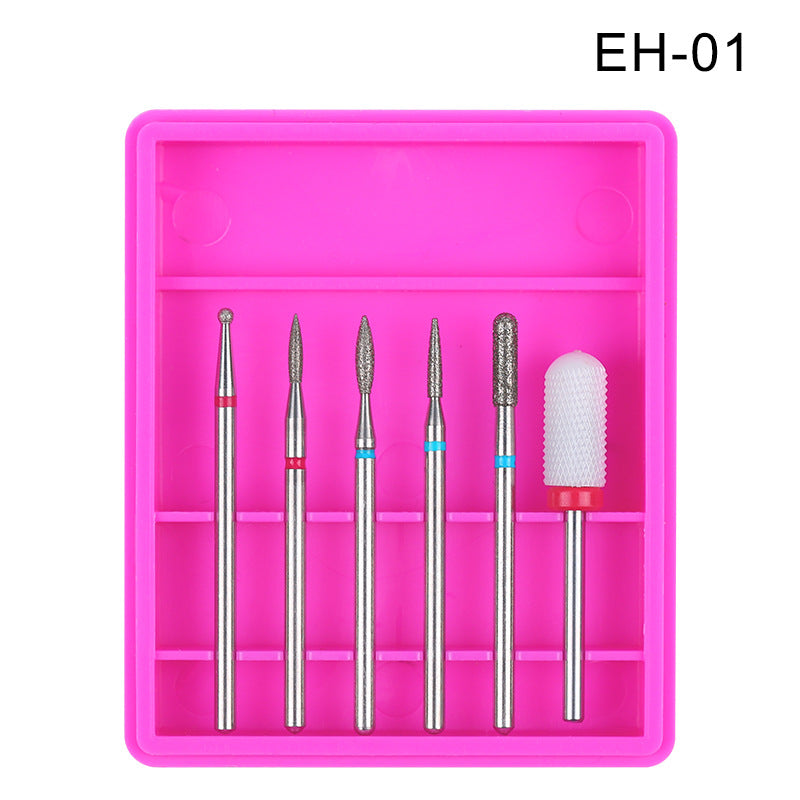 FMT024 Nail polisher manicure tool set 6 pieces