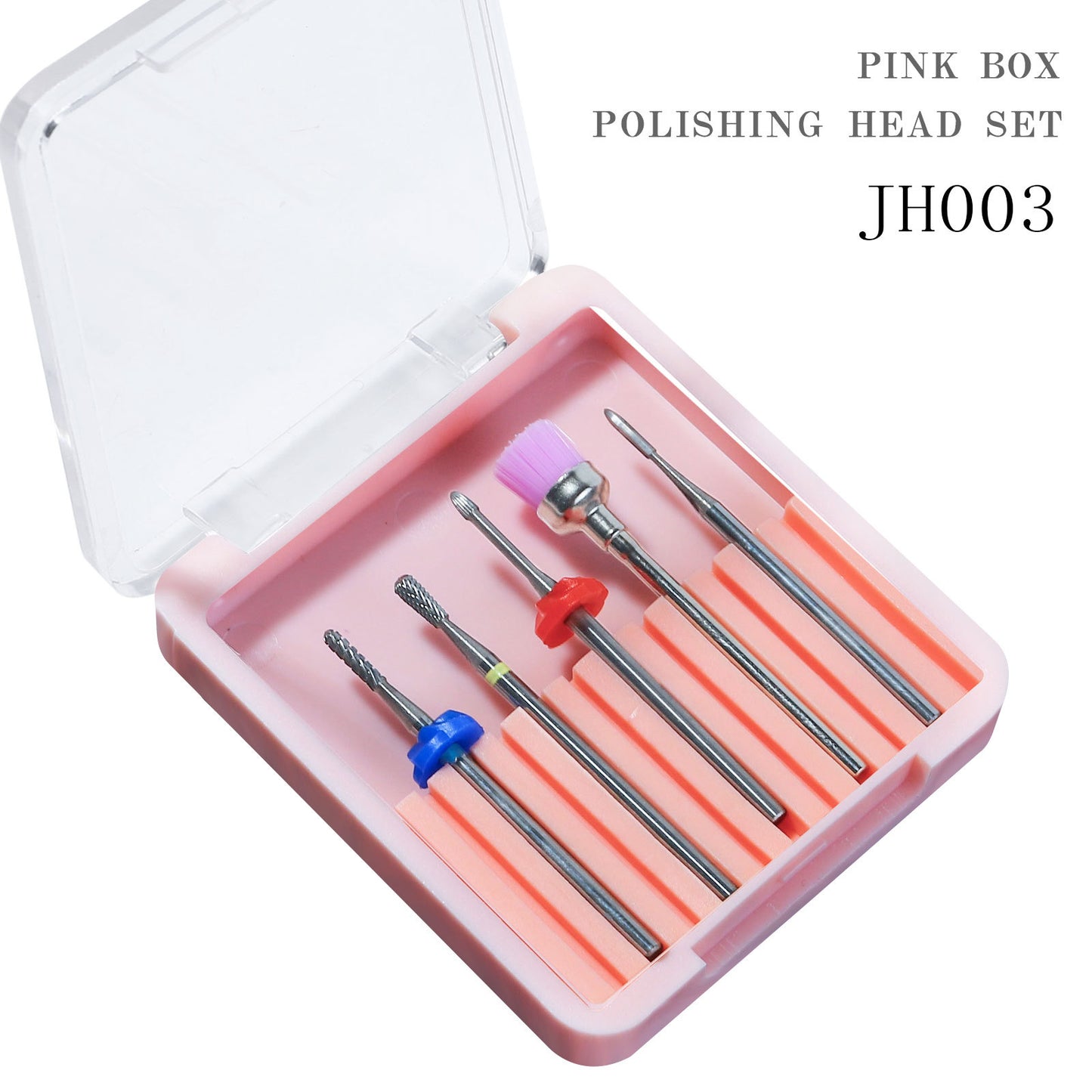 FMT030 Nail art tungsten steel drill bits straight groove teeth two-way unloading polishing