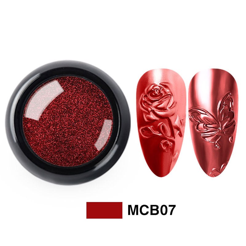 FYMB011 New Nail Art Silicone Upgraded Printing Template, Plastic Template 3D Stereo Relief