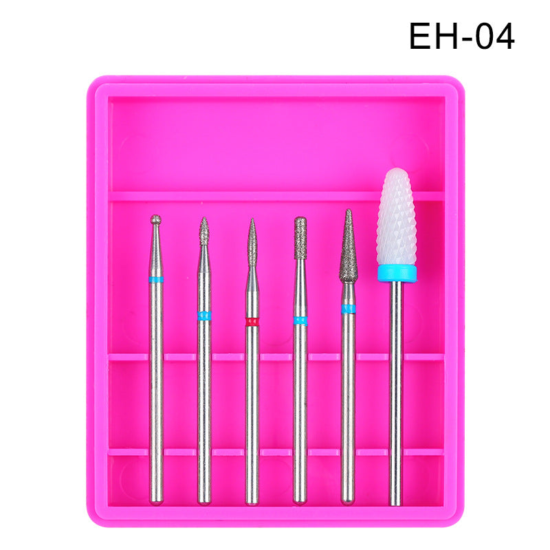 FMT024 Nail polisher manicure tool set 6 pieces