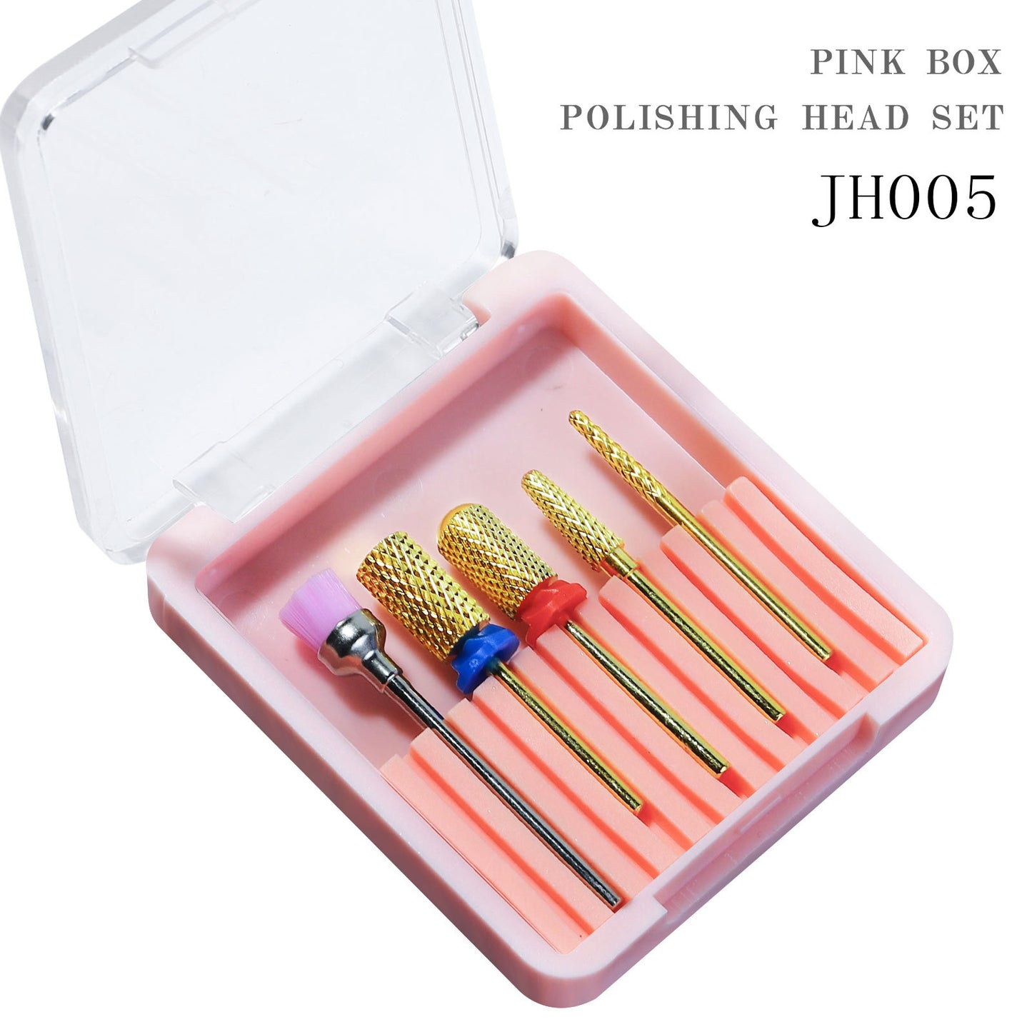 FMT030 Nail art tungsten steel drill bits straight groove teeth two-way unloading polishing