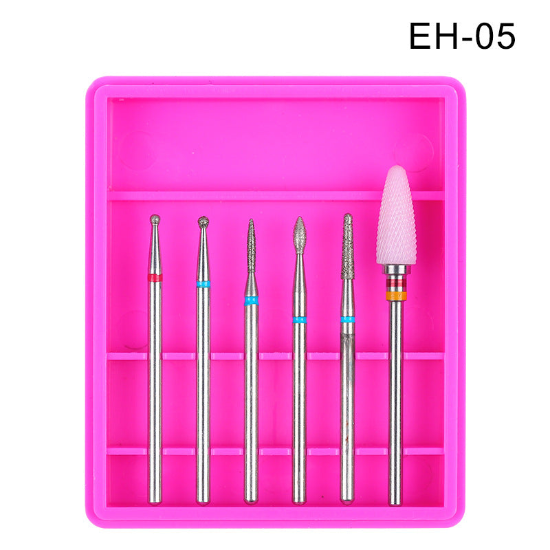 FMT024 Nail polisher manicure tool set 6 pieces