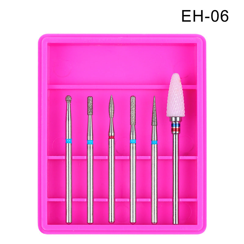 FMT024 Nail polisher manicure tool set 6 pieces