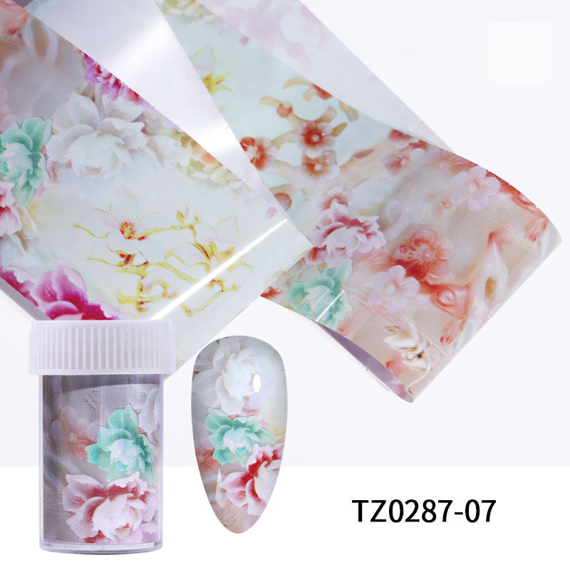 FSMA003 Nail Art Transfer Paper, Ink Smudge Nail, Marble Pattern, Cloud Starry Sky, 100cm