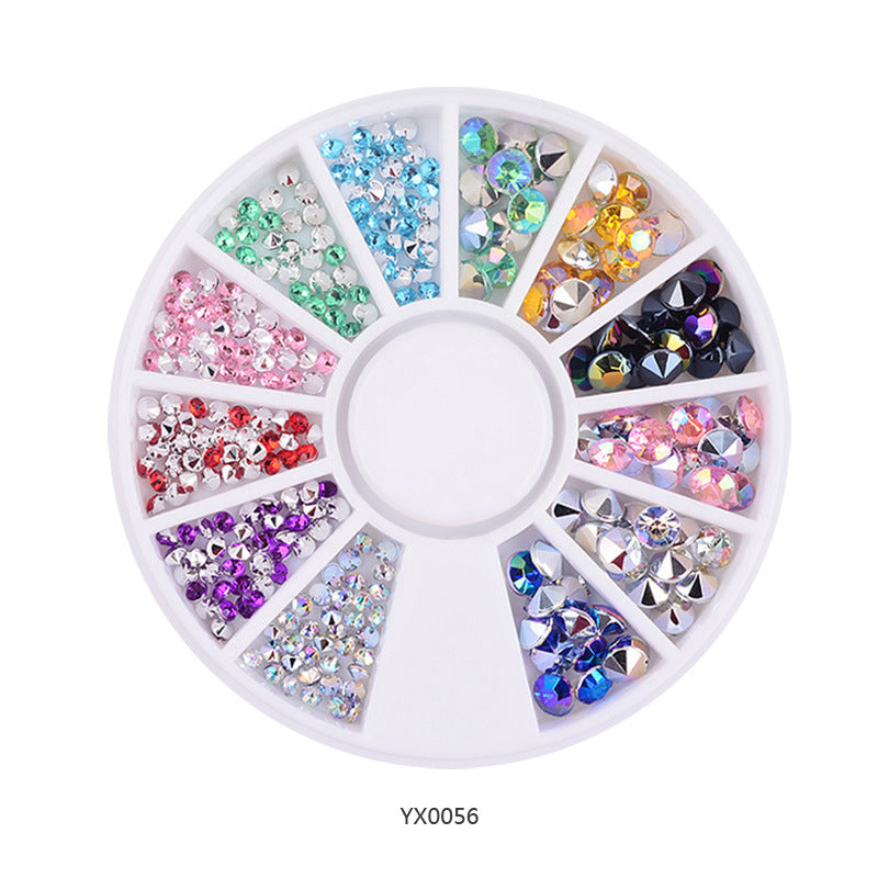 FDME006 Wholesale of nail decorations, rhinestones and white diamonds disc accessories