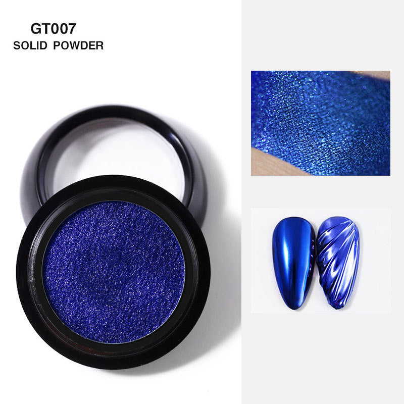 FFMA006 Nail Art Solid Magic Mirror Powder, Cosmetic Grade Solid Mirror Powder, Titanium Gold Powder