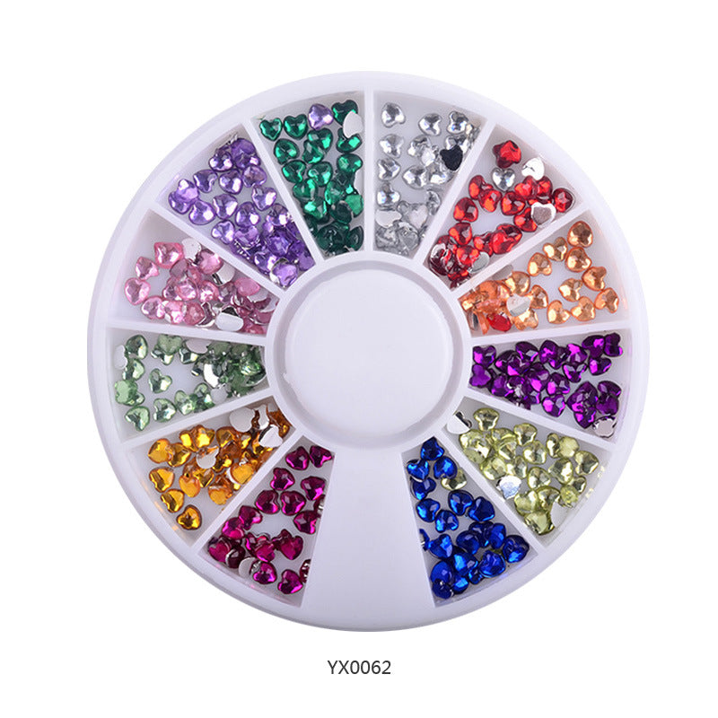 FDME006 Wholesale of nail decorations, rhinestones and white diamonds disc accessories