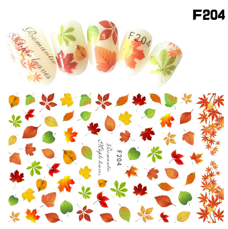 FSMB008 New nail stickers, ink flower 3d nail stickers, large flowers, F series stickers