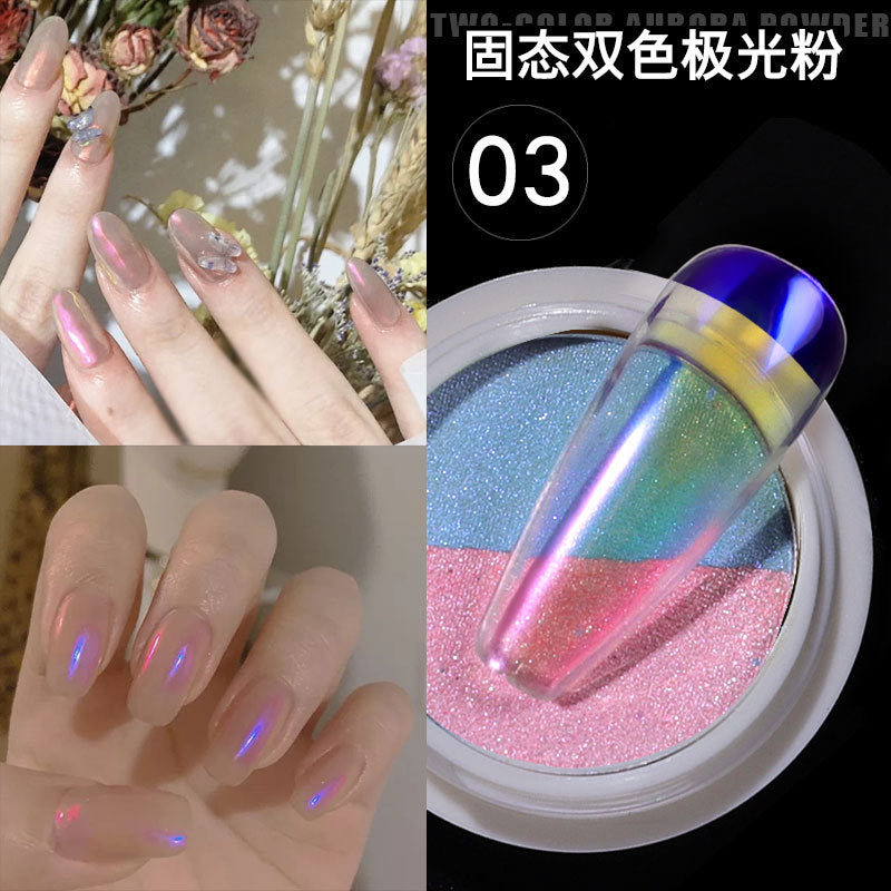 FSMB003 Manicure nail decoration, boxed, cellophane manicure laser aurora colorful cellophane