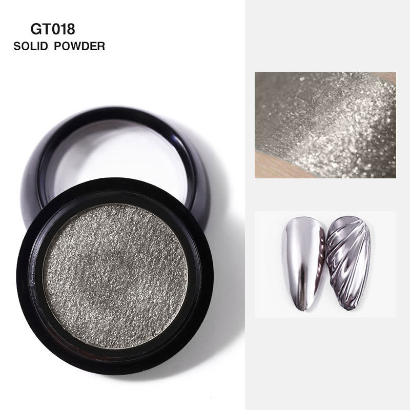 FFMA006 Nail Art Solid Magic Mirror Powder, Cosmetic Grade Solid Mirror Powder, Titanium Gold Powder