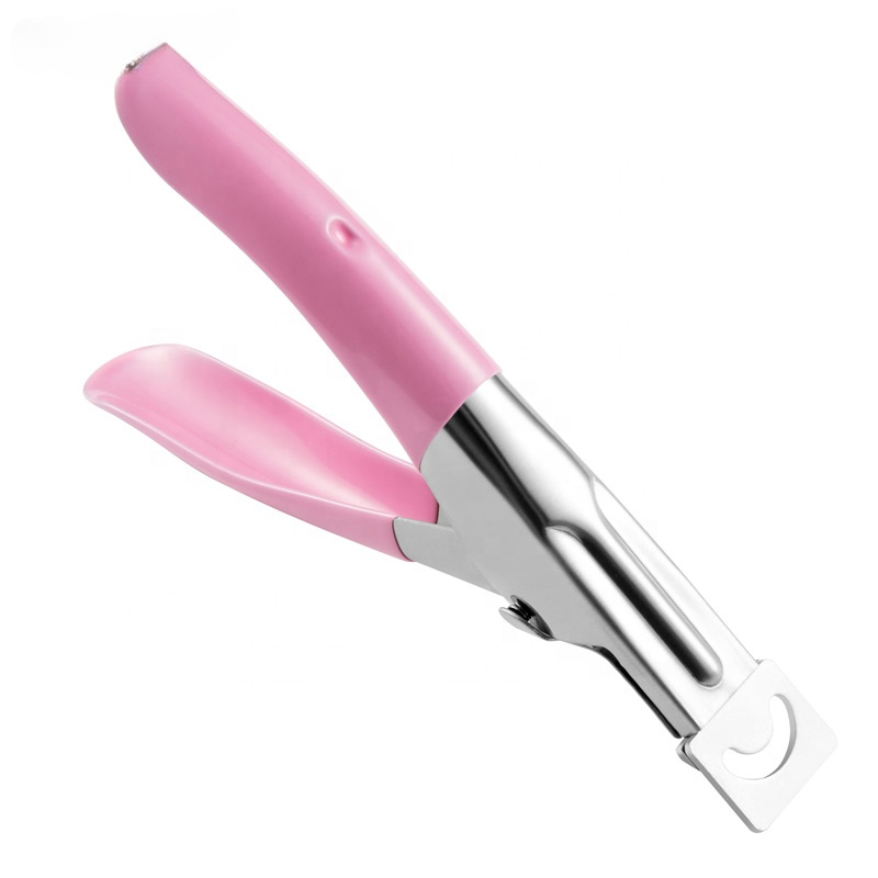 NNC005  Professional Nail Cutter Acrylic UV GEL False Tips  Edge Clipper Pink Color